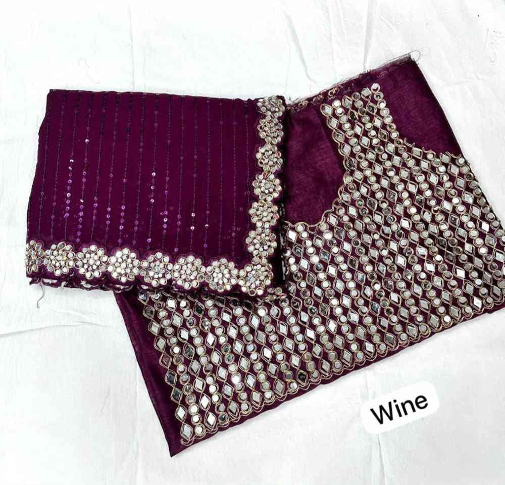💠“Bollywood Blockbuster Georgette Saree – Heavy Mirror Work | Party Wear Set”