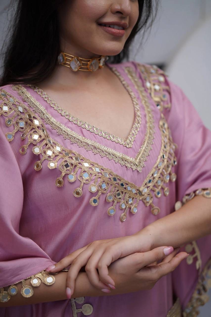Party Wear Kaftan with Pant