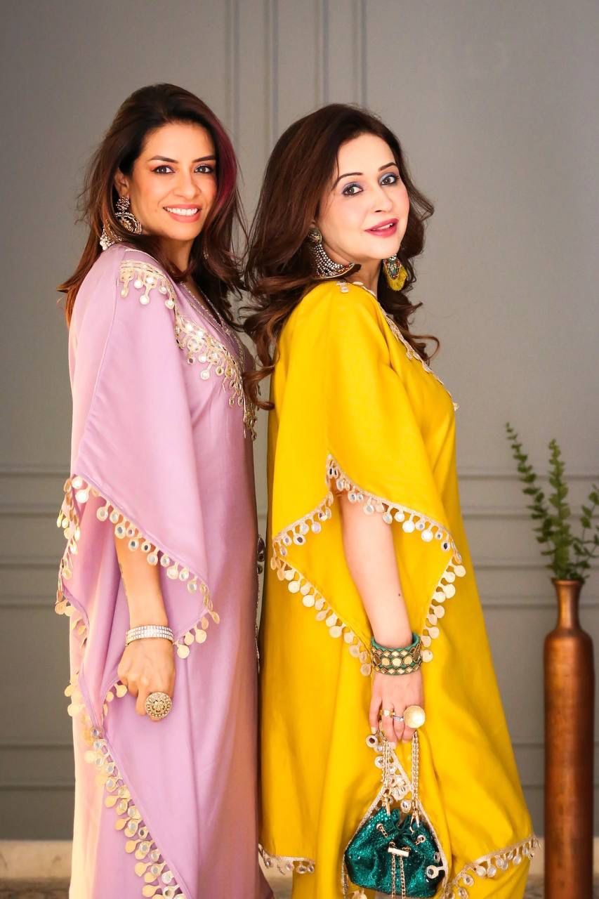 Party Wear Kaftan with Pant