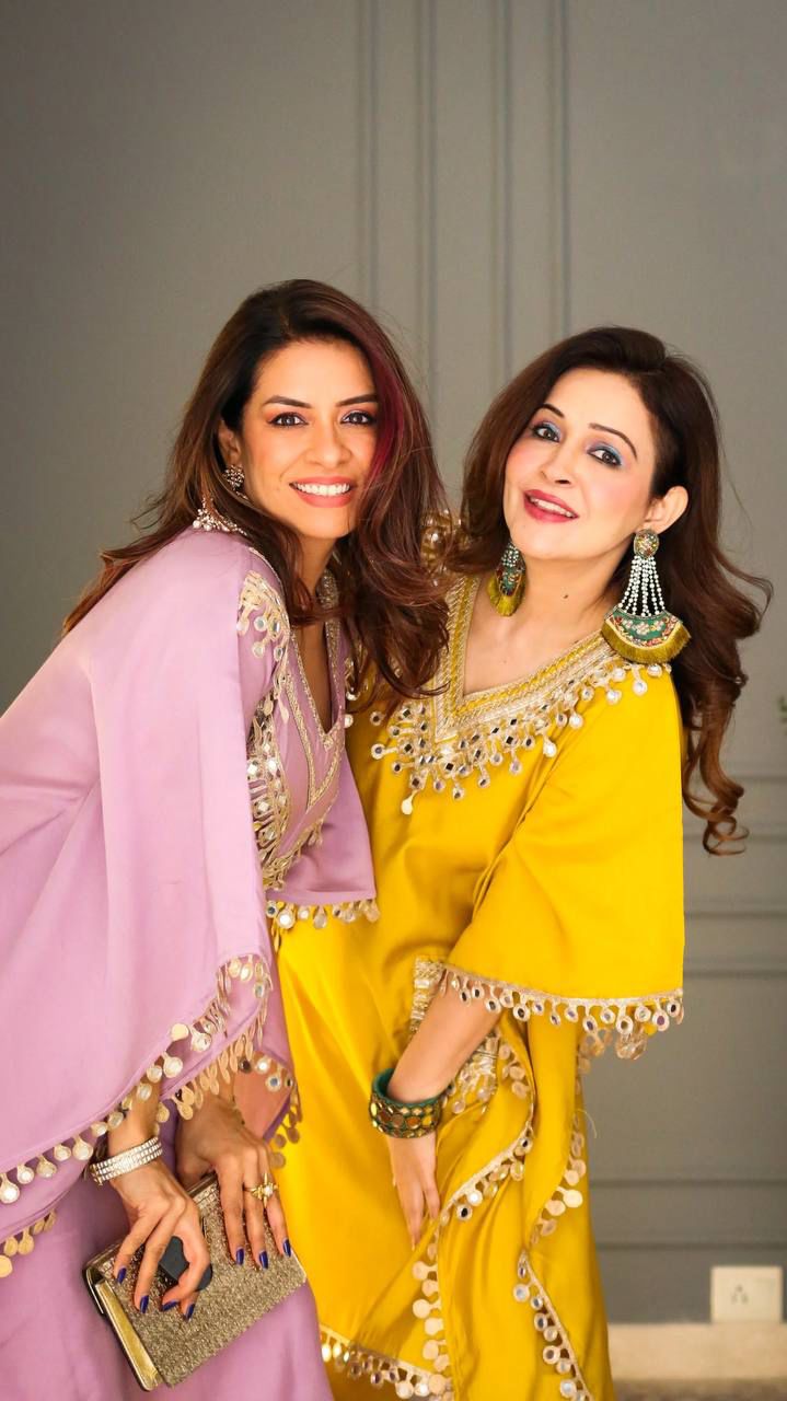 Party Wear Kaftan with Pant