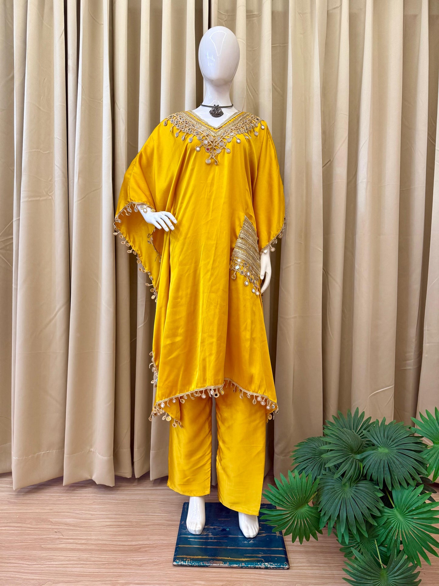 Party Wear Kaftan with Pant
