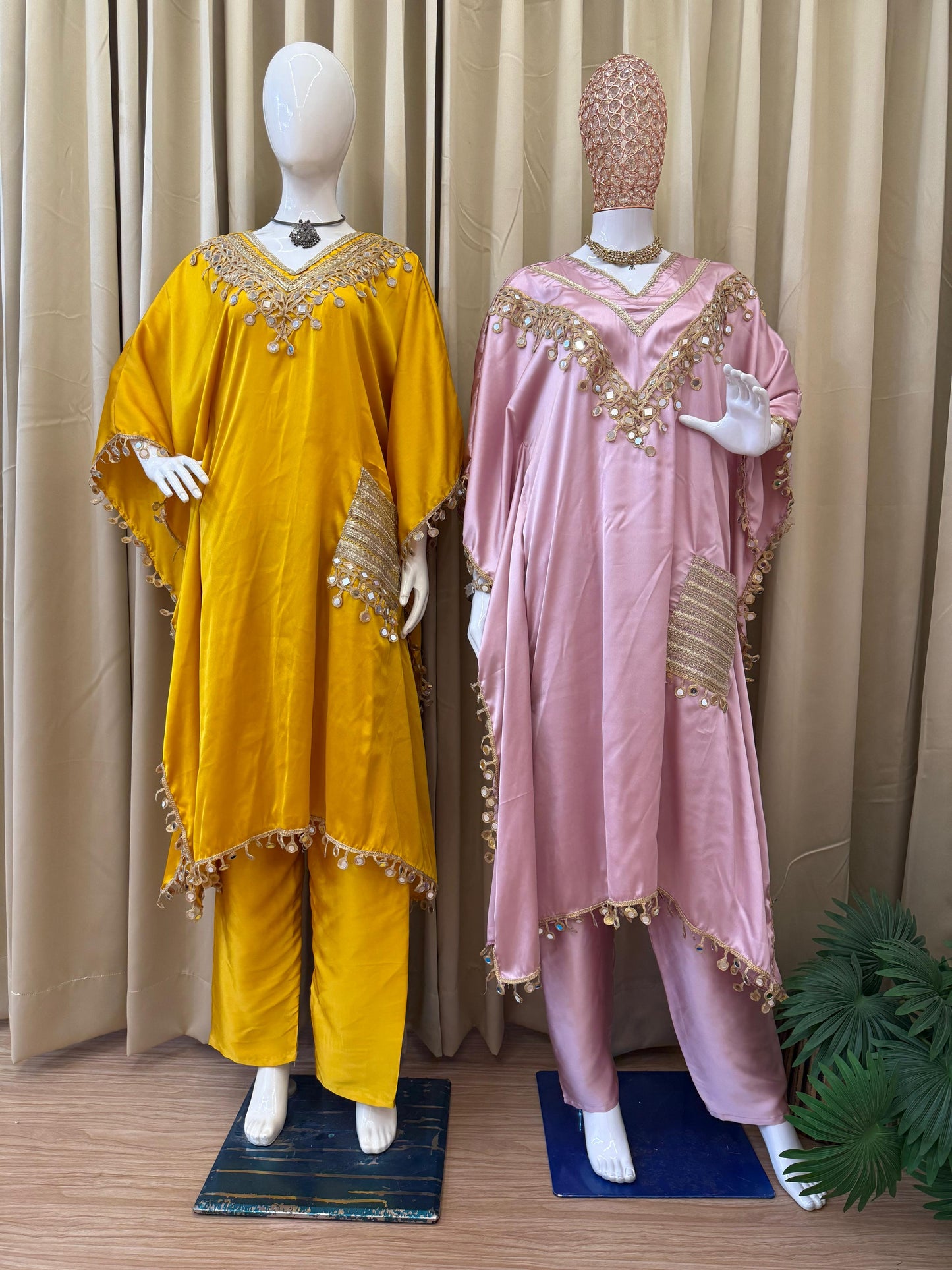Party Wear Kaftan with Pant