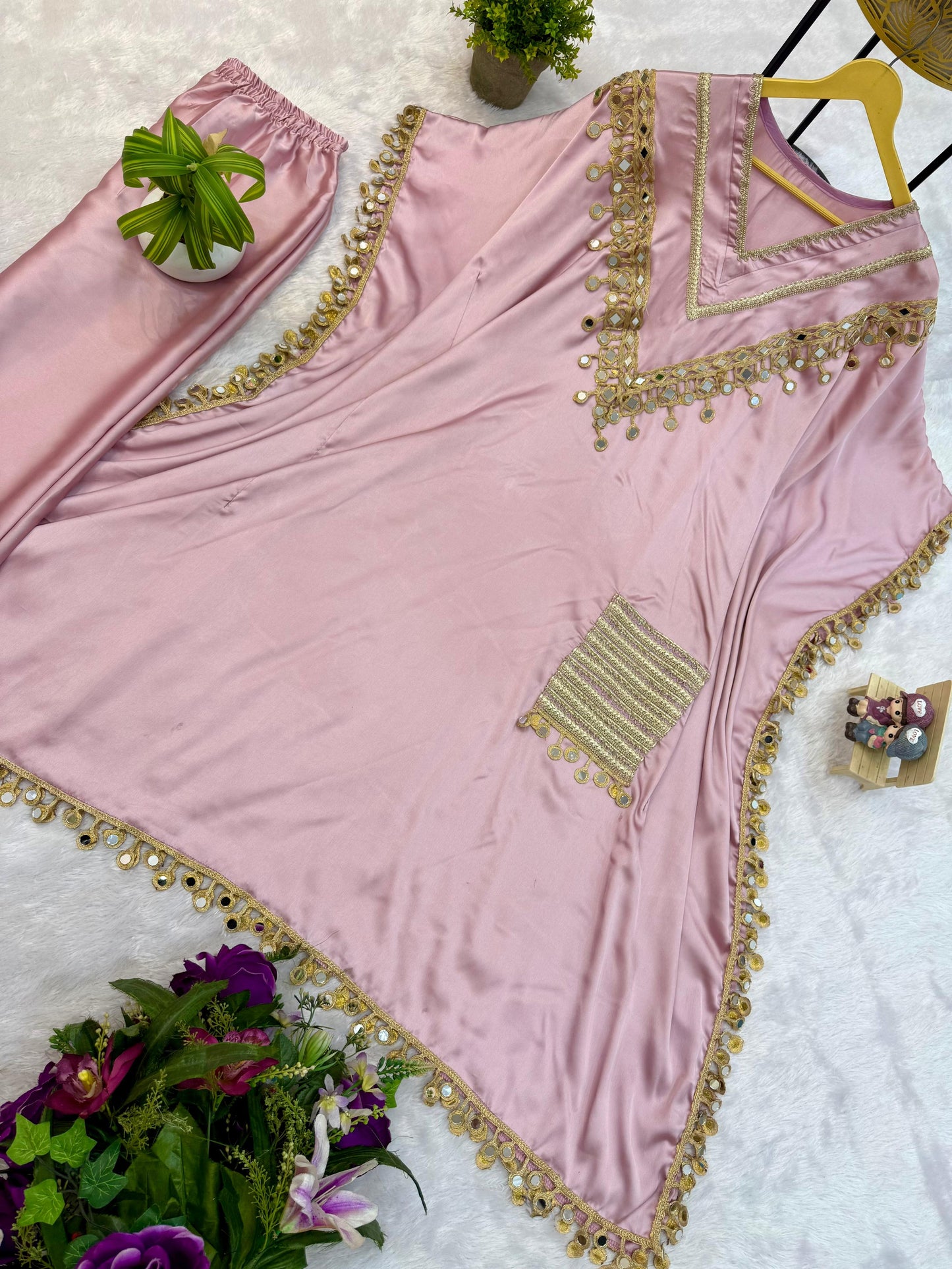 Party Wear Kaftan with Pant