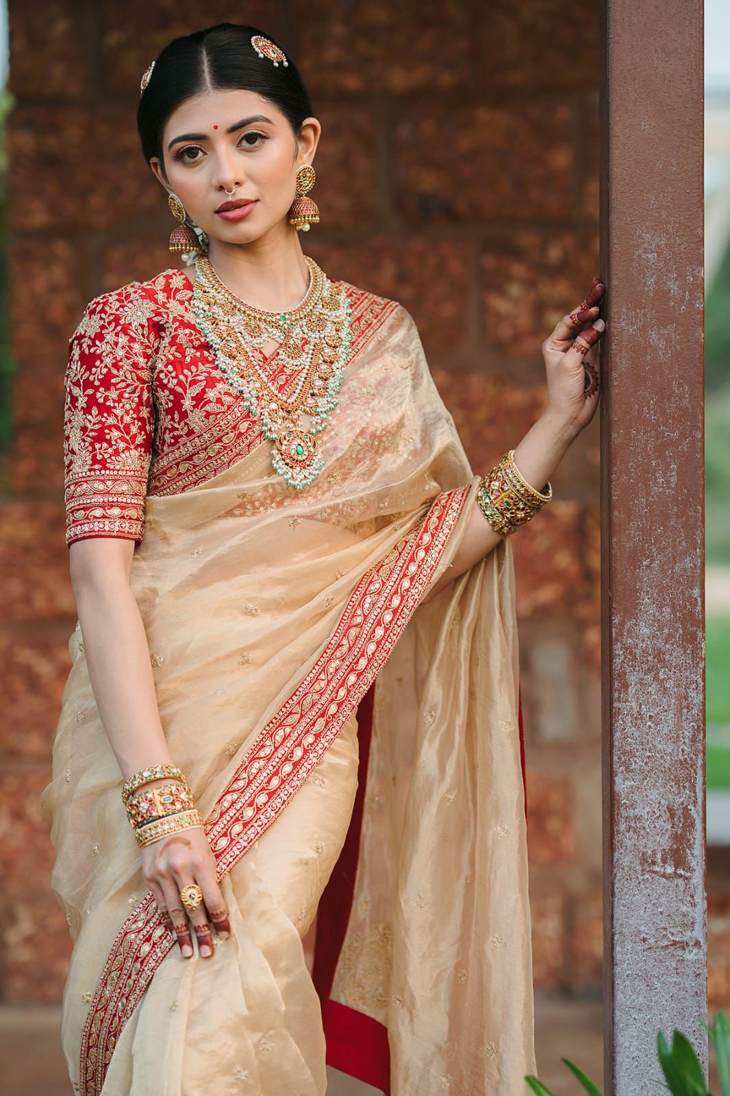 Luxury Embroidered Jimmy Choo Saree with Sequin & Dori Work