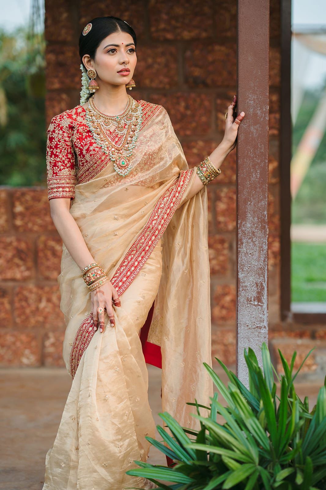 Luxury Embroidered Jimmy Choo Saree with Sequin & Dori Work