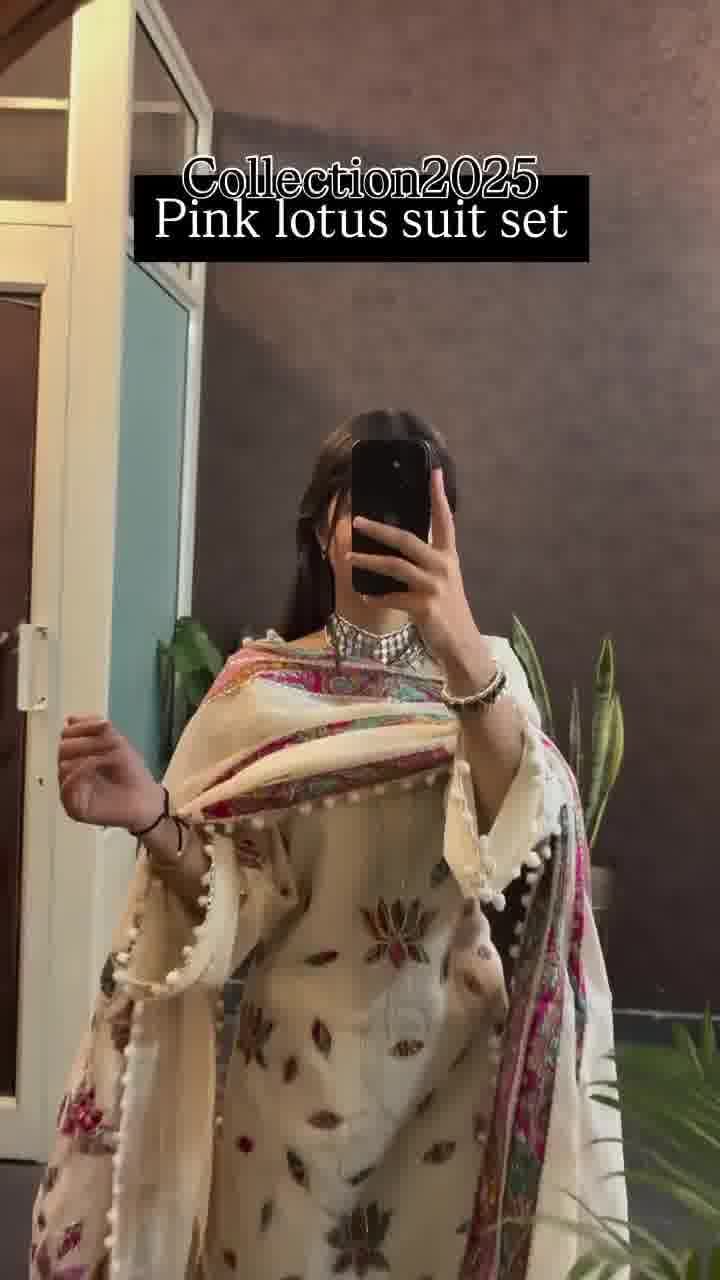 ✨ New Arrivals – Pink Lotus Suit Set ✨