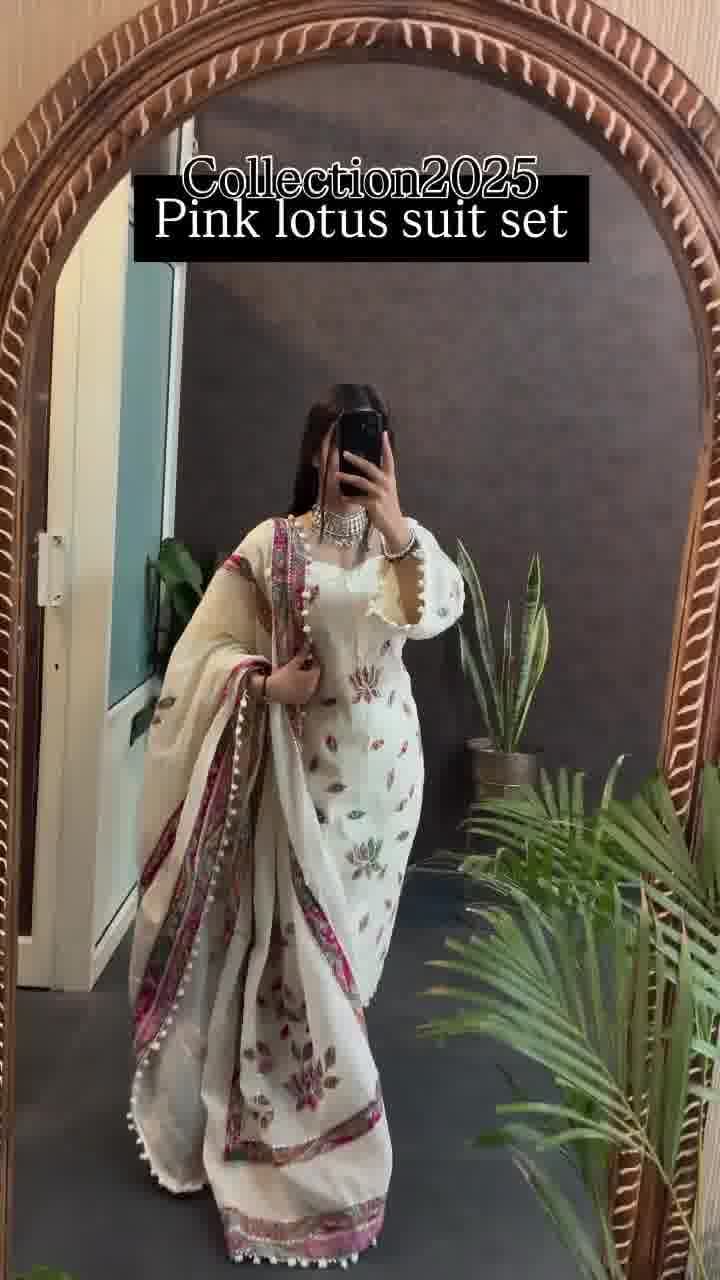 ✨ New Arrivals – Pink Lotus Suit Set ✨