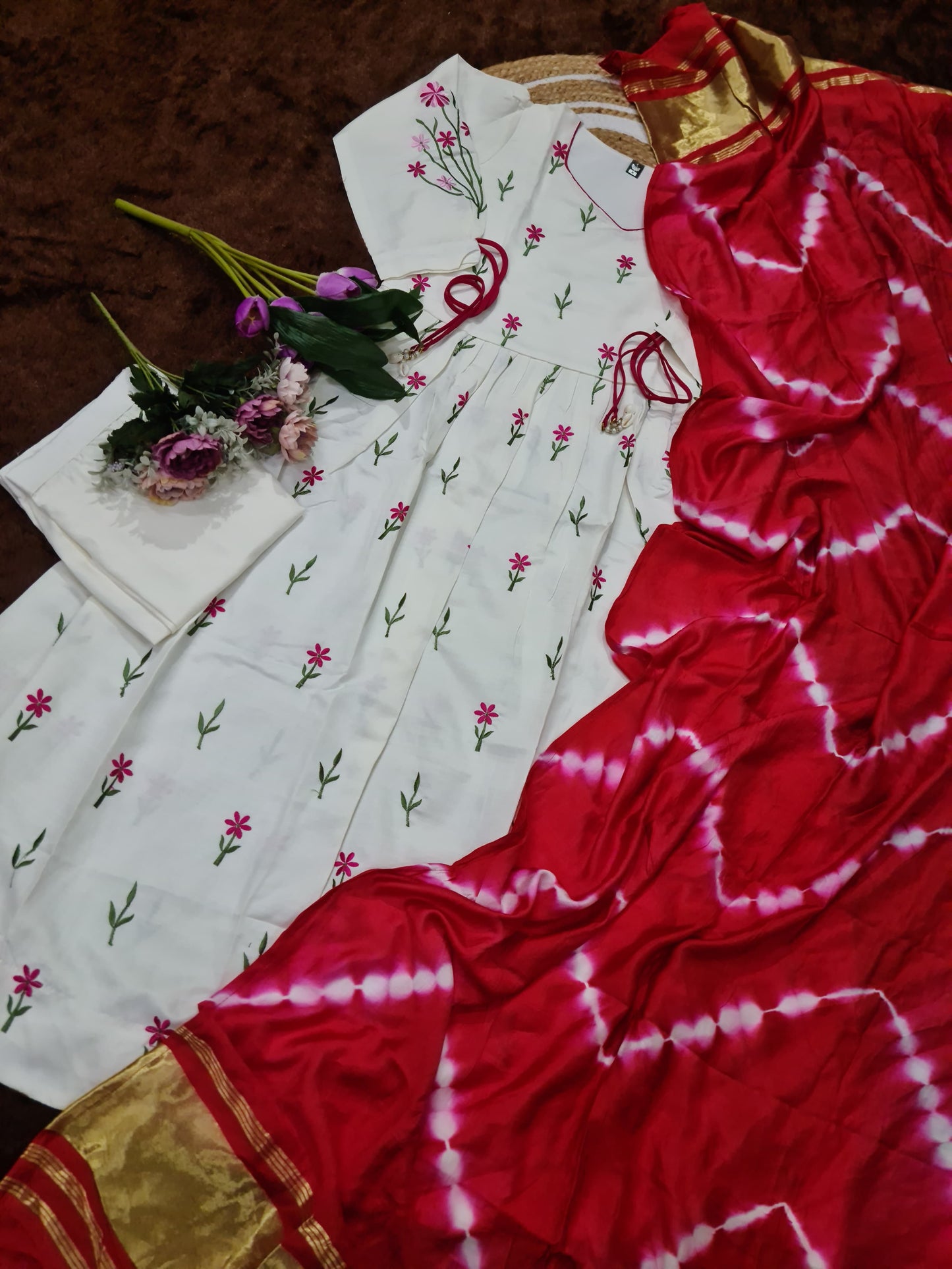✨ New Arrival – Designer Viscose Chanderi Silk Suit Set ✨