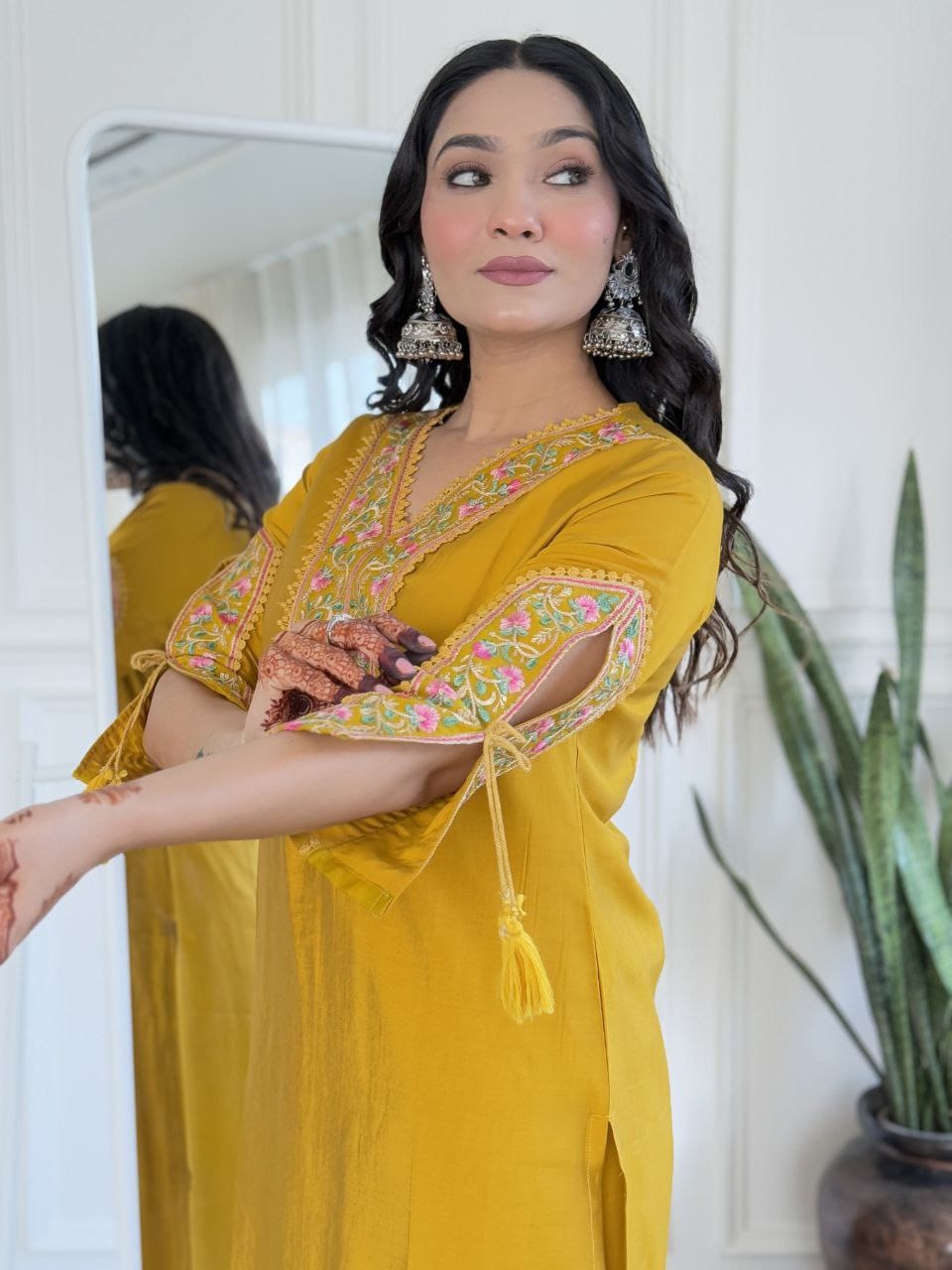✨ New Arrival – Pure BSY Viscose Chanderi Suit Set ✨