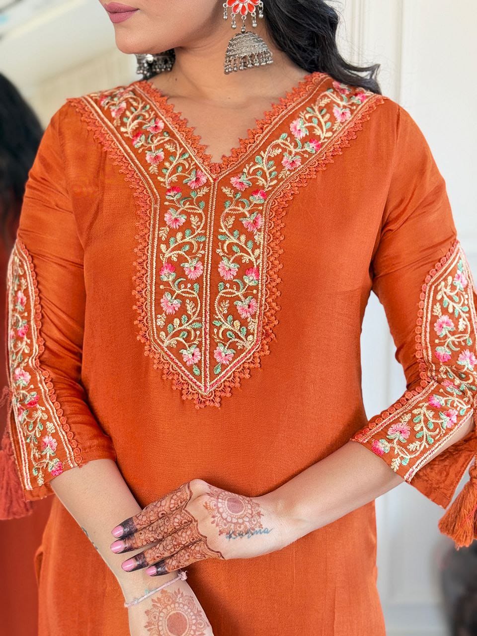 ✨ New Arrival – Pure BSY Viscose Chanderi Suit Set ✨