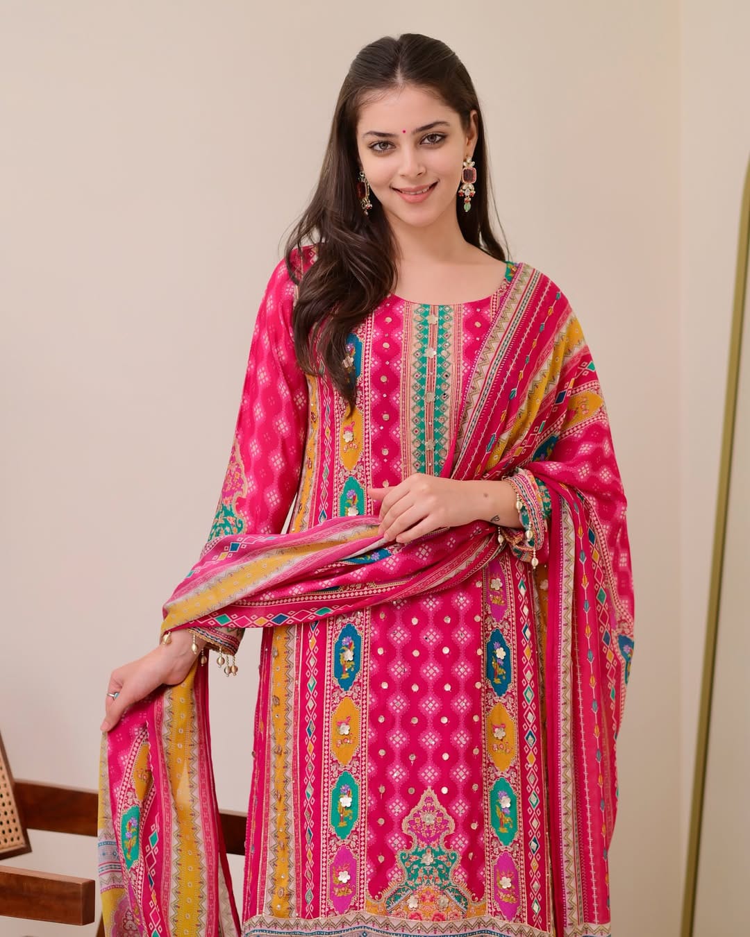 ✨ New Arrival Anarkali Kurti Set – Indian Traditional Wear | Top, Plazo & Dupatta ❣️
