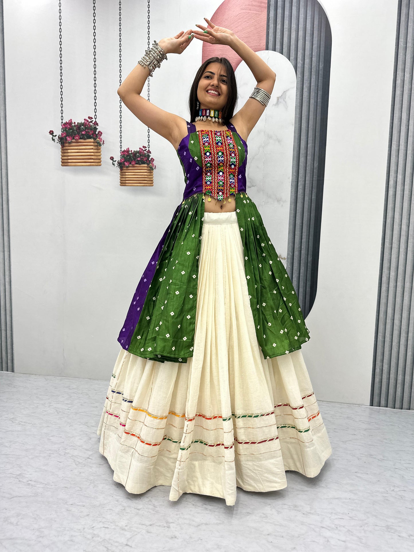 π₯ Launching Navratri Special Lehenga Choli with Grand 6 Meter Flair πβ¨ π₯