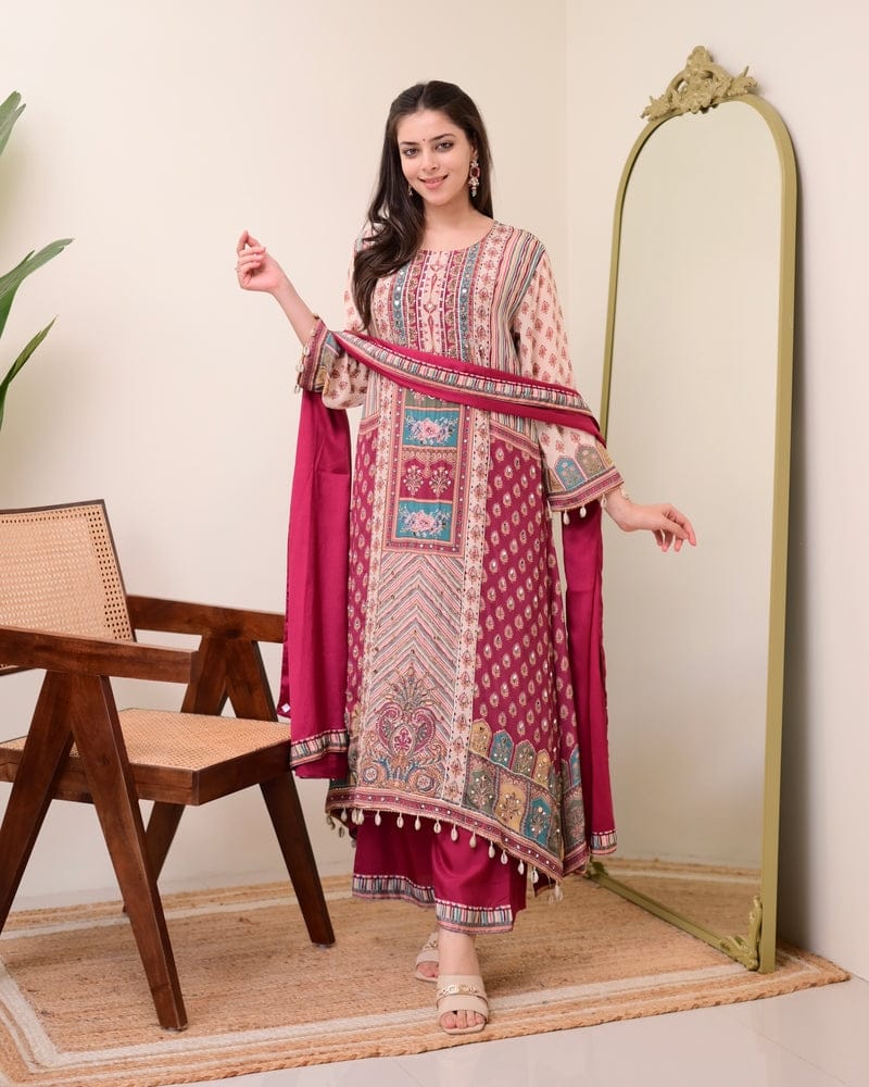 Elegant Ready-Made Chinon Outfit – Her Highness Fashion