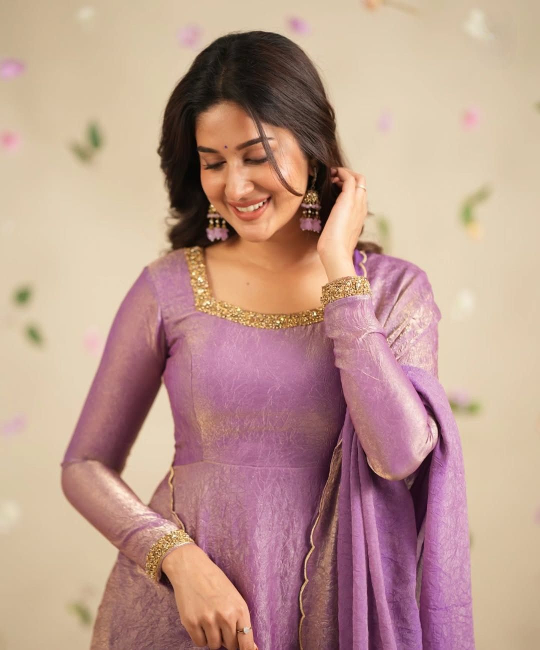 Elegant Embroidered Gown Outfit – Her Highness Fashion