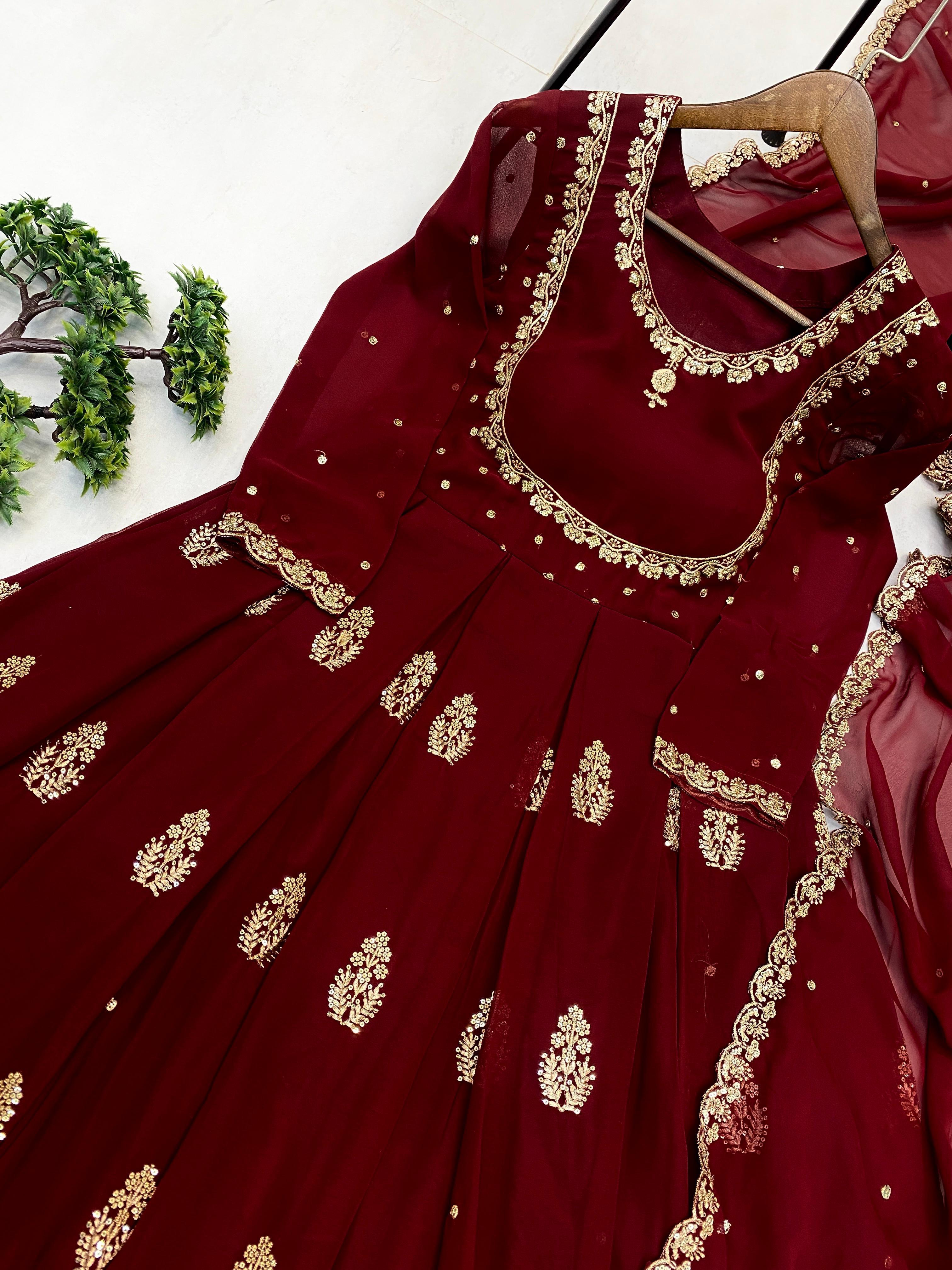 Designer Gown with Micro Inner Lining