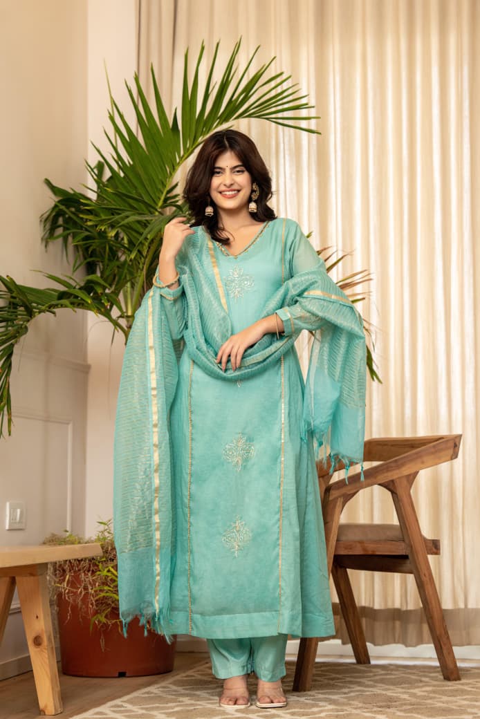Traditional Festive Wear Kurti Set for Women by Her Highness Fashion