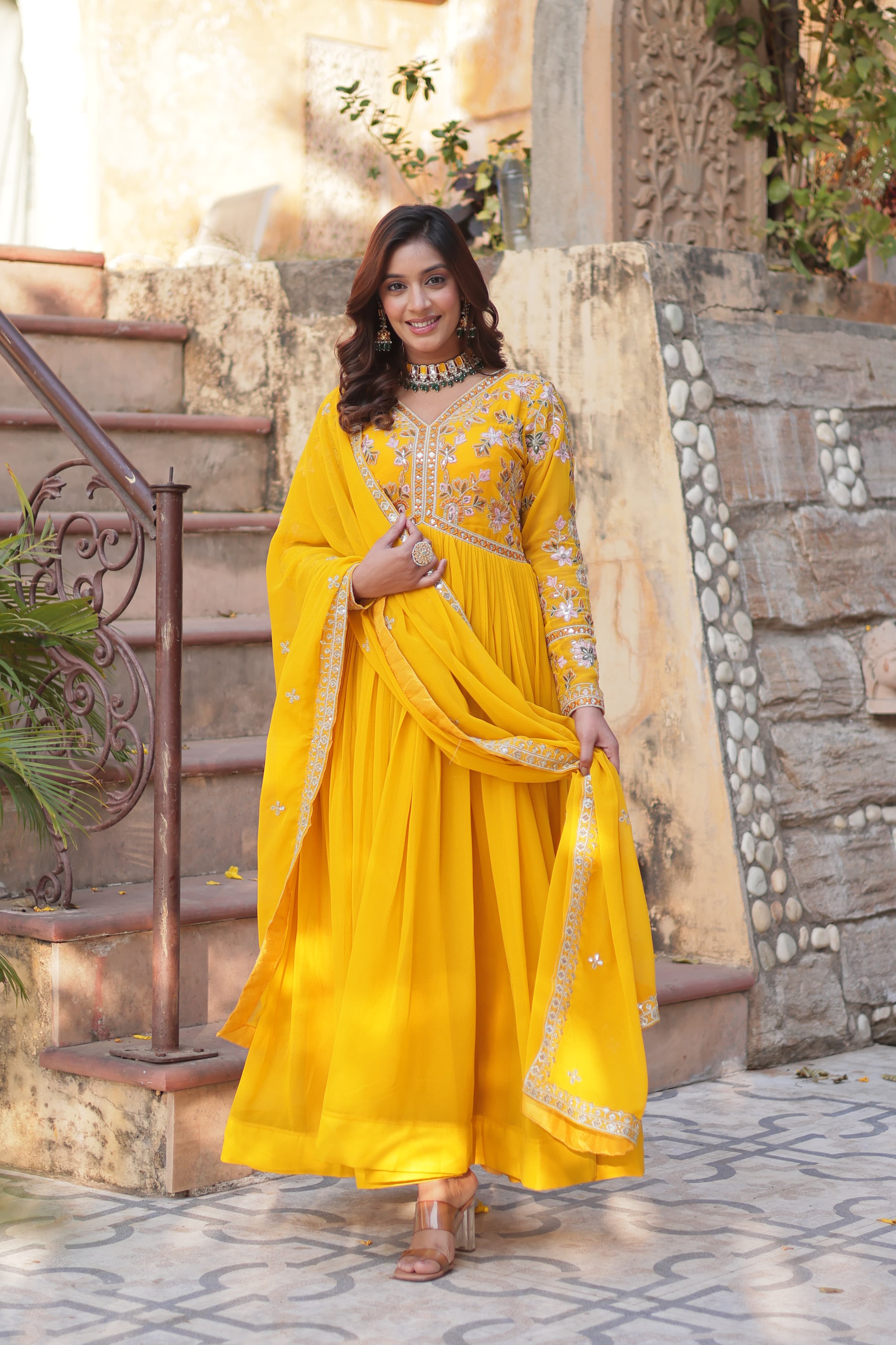 Wedding and party wear gown design