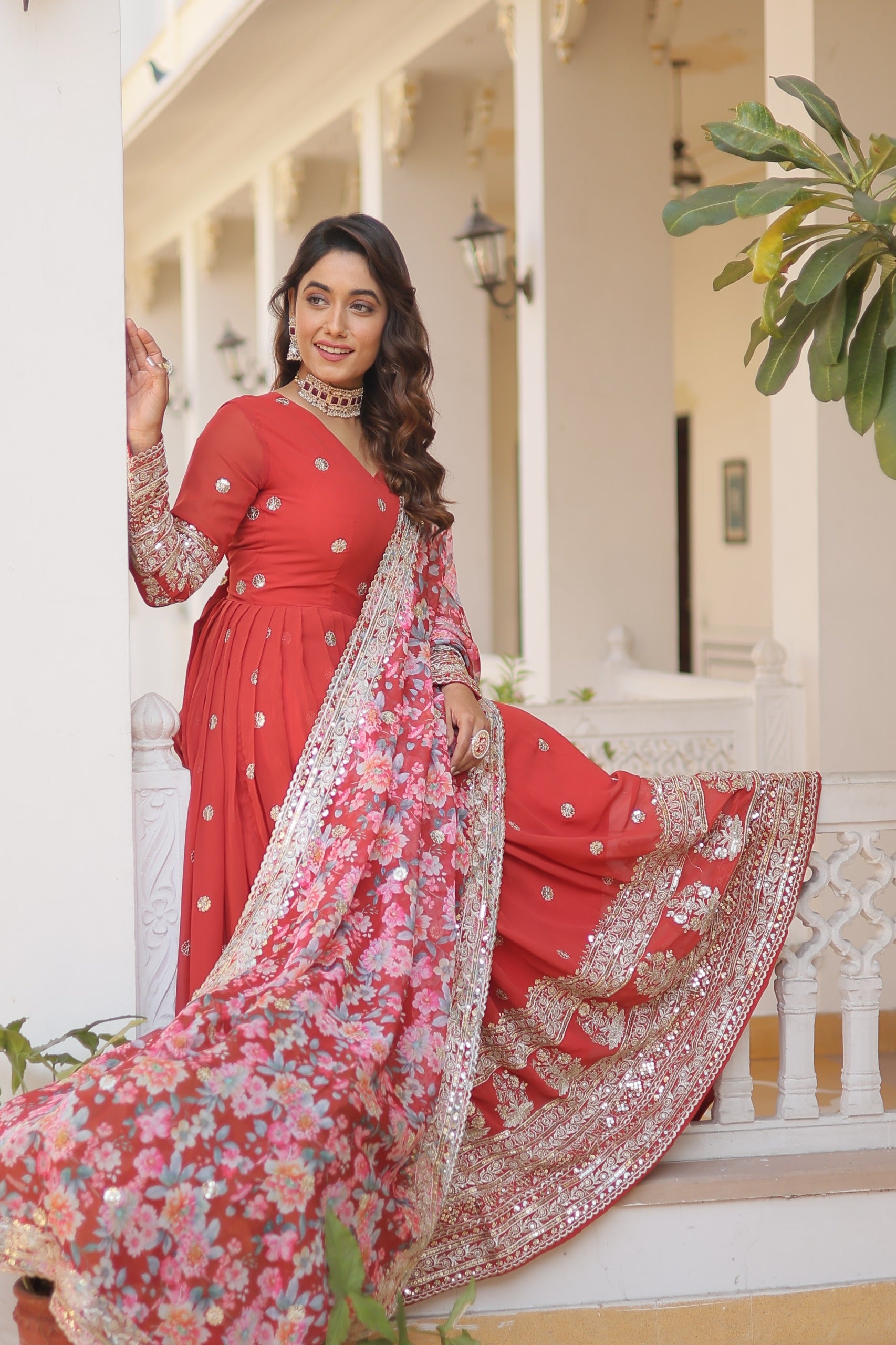Luxury ethnic gown for women