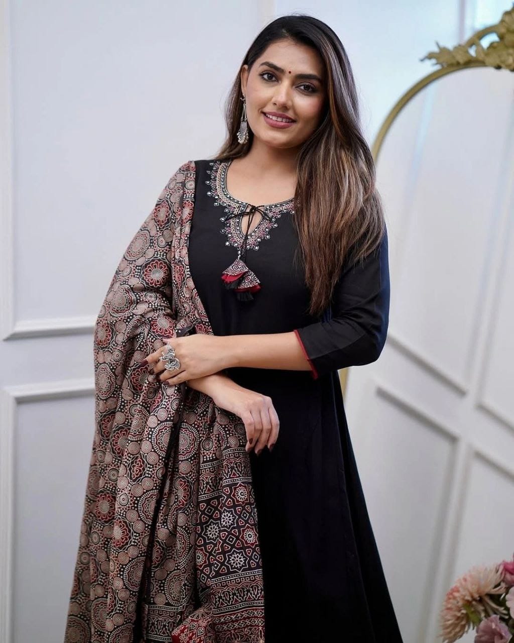 Traditional Chanderi Embroidery Suit for Women