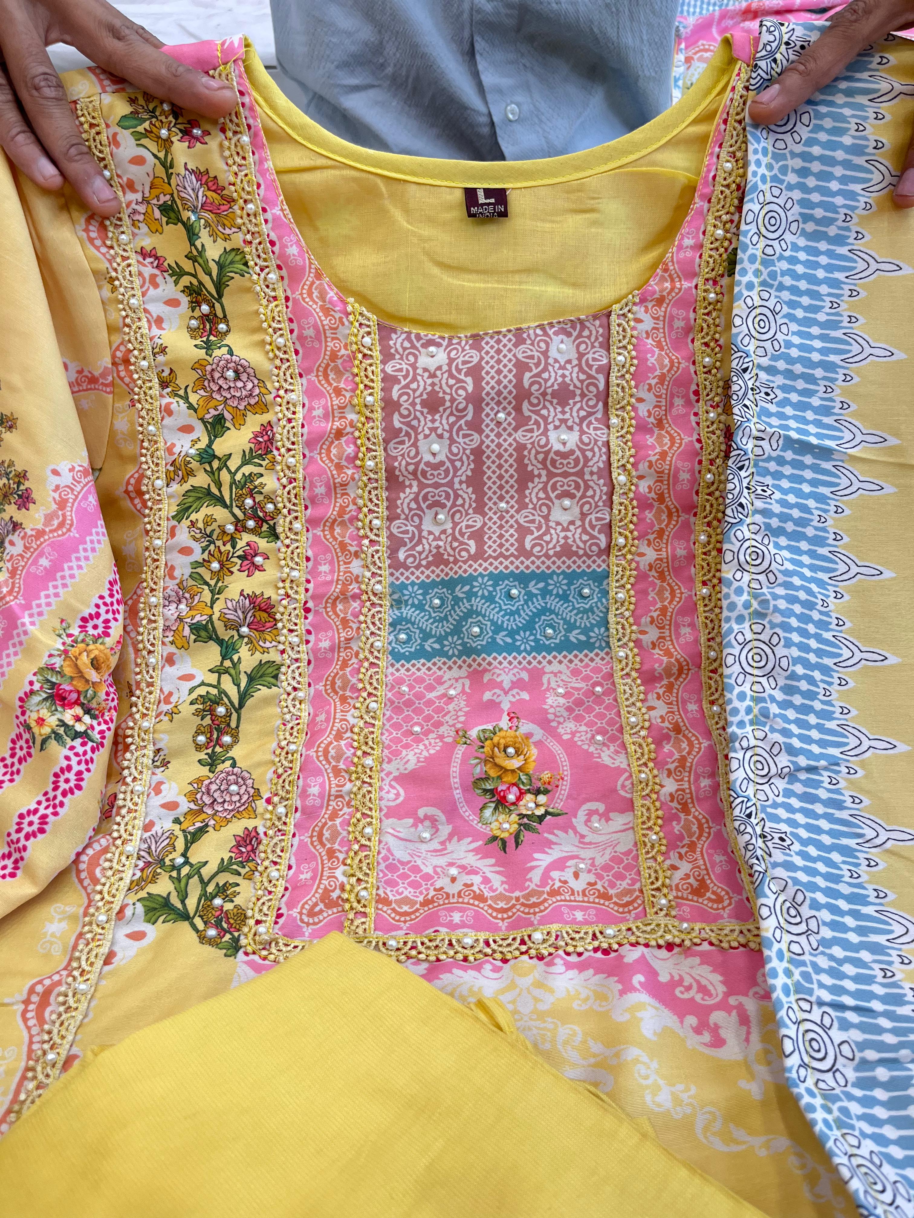 Festive Wear Soft Loom Suit with Dupatta