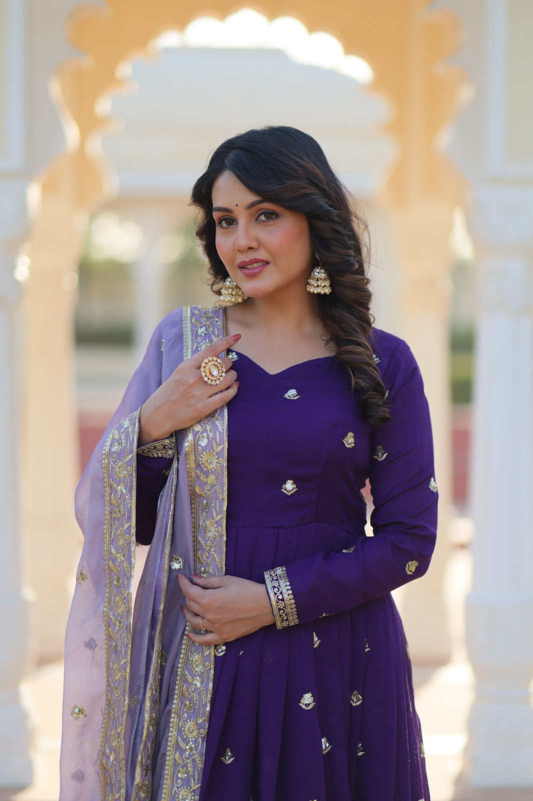 Elegant Festive Wear Gown by Her Highness Fashion