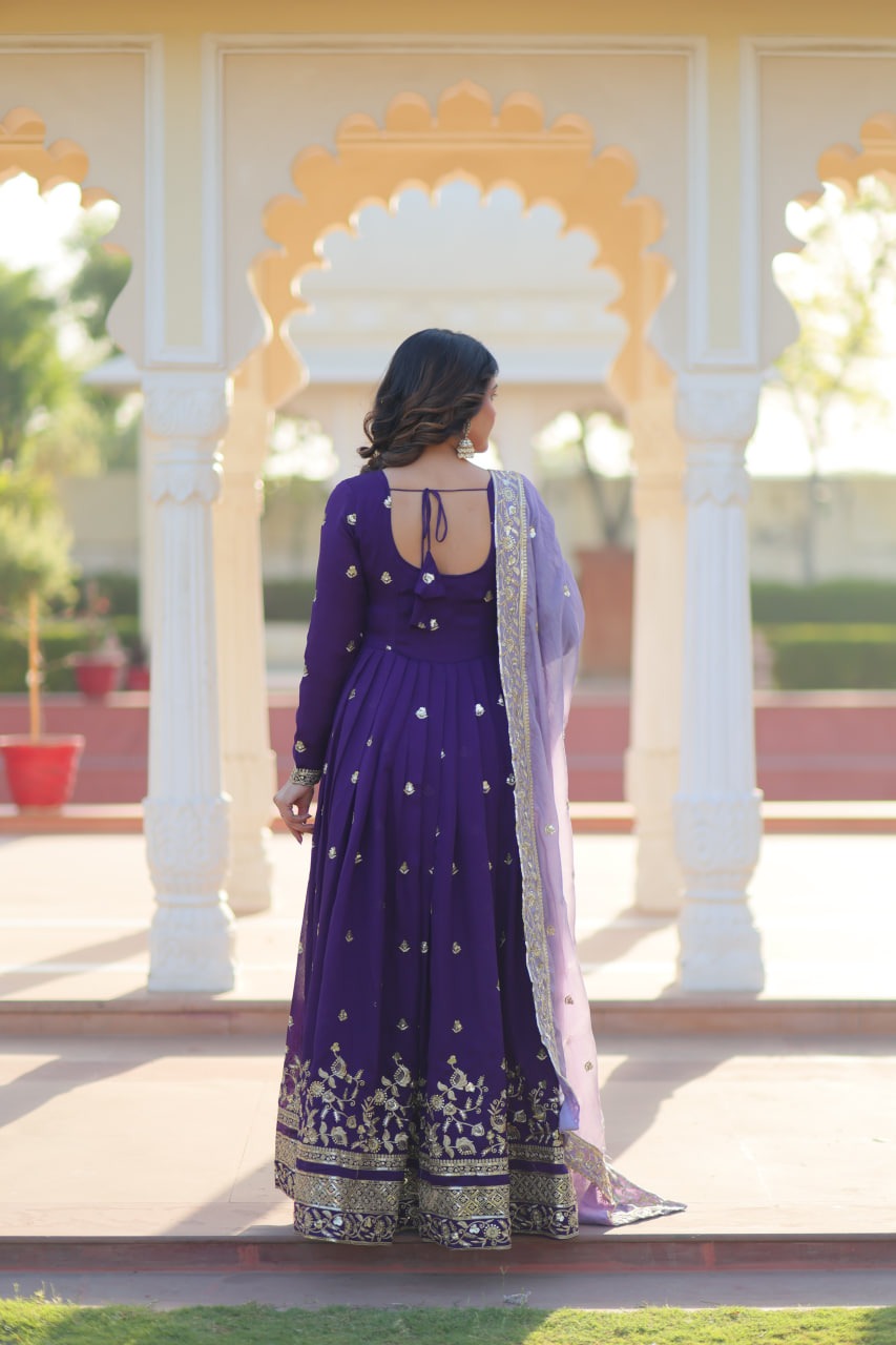 Elegant Festive Wear Gown by Her Highness Fashion
