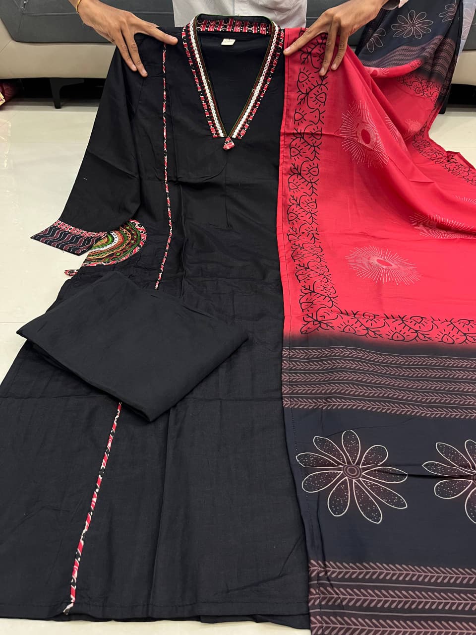 Festive 3-Piece Silk Suit Set – Her Highness Fashion