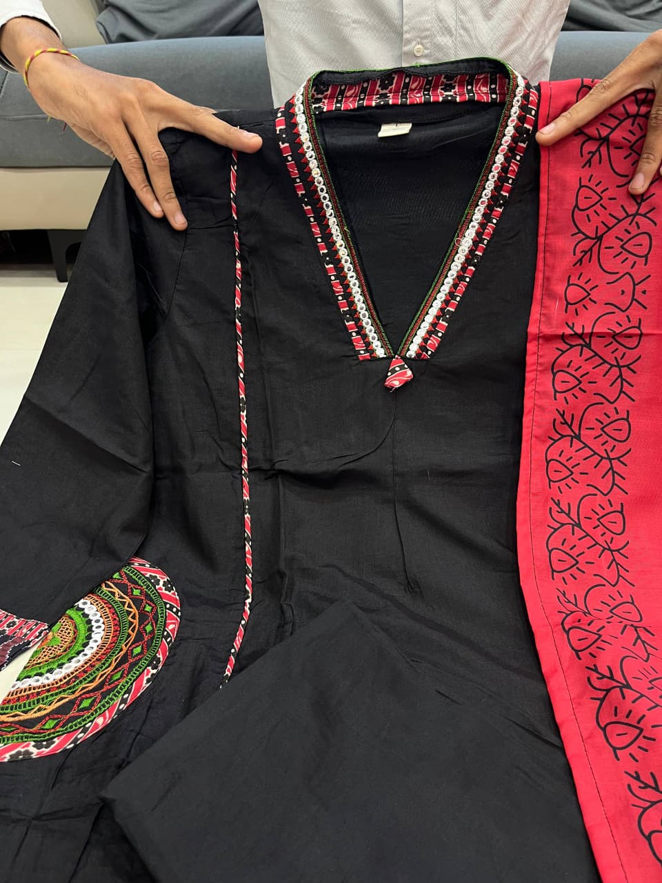 Festive 3-Piece Silk Suit Set – Her Highness Fashion