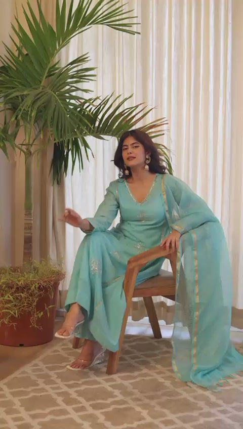 Traditional Festive Wear Kurti Set for Women by Her Highness Fashion