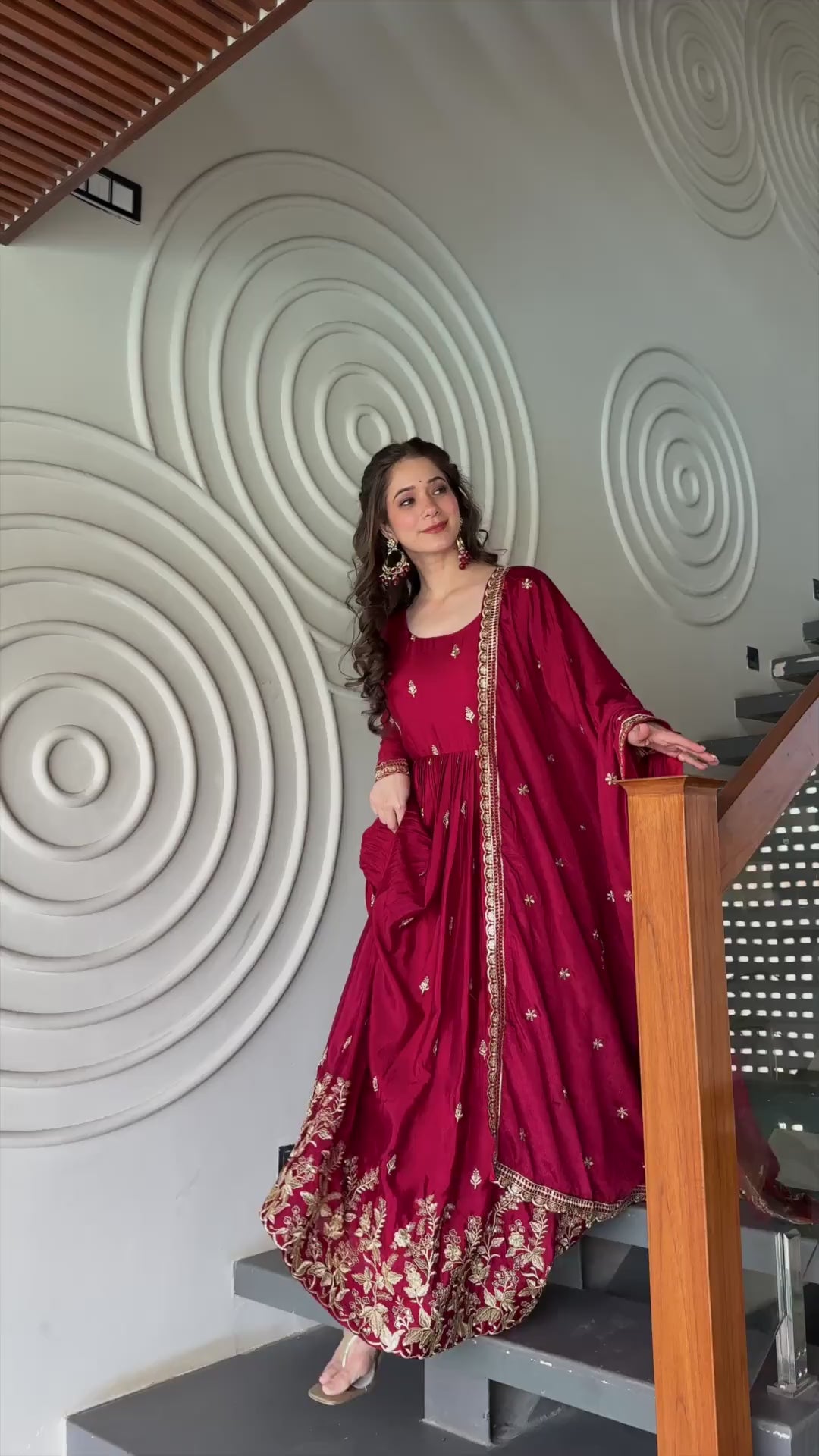Elegant ethnic gown by Her Highness