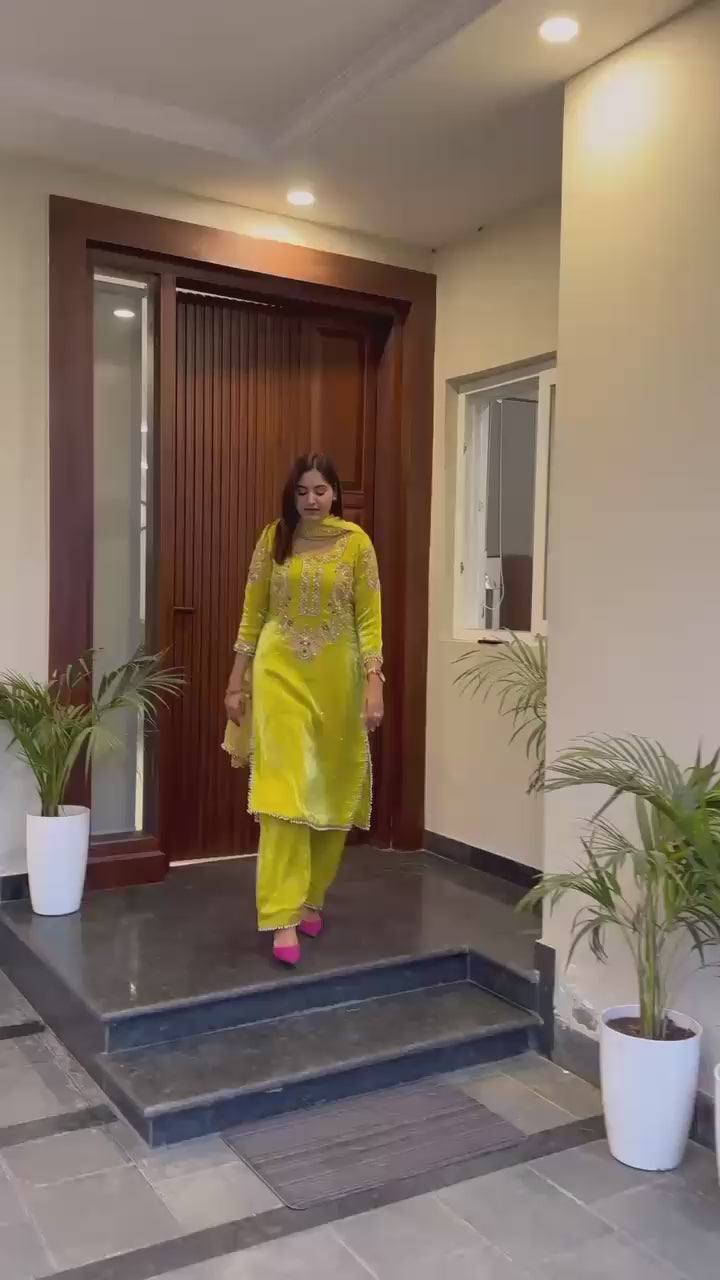 Premium Fendy Suit with Sequin Embroidery – Her Highness Fashion