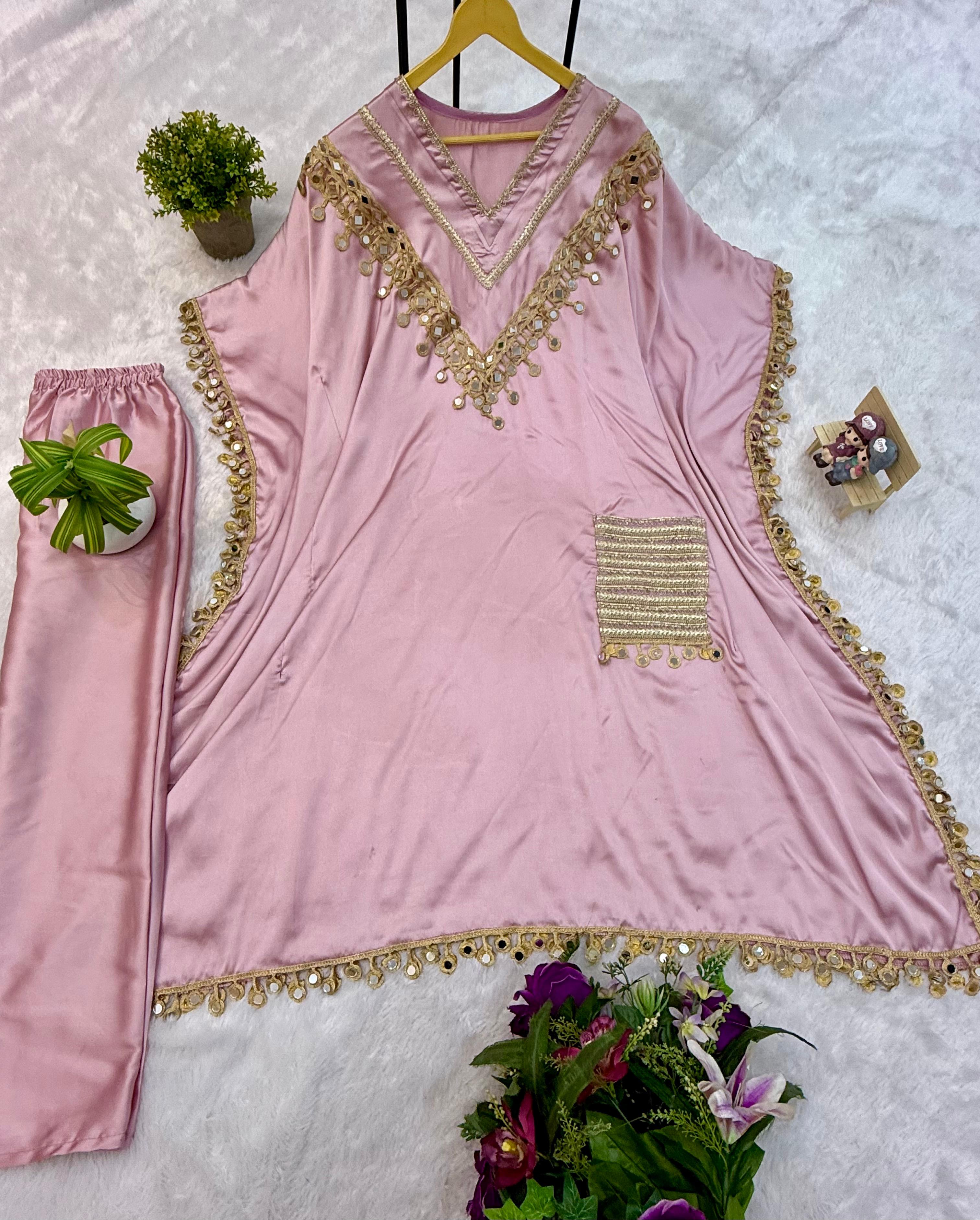 Party Wear Kaftan with Pant