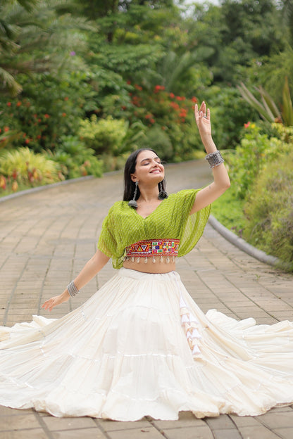 ✨ Adorable Designer Readymade Cotton Lehenga Choli Set ✨