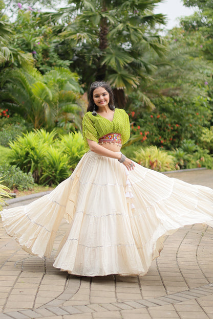 ✨ Adorable Designer Readymade Cotton Lehenga Choli Set ✨