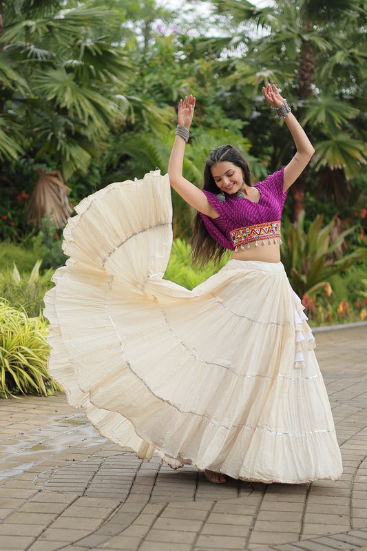 ✨ Adorable Designer Readymade Cotton Lehenga Choli Set ✨