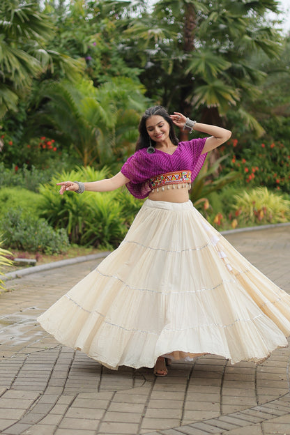 ✨ Adorable Designer Readymade Cotton Lehenga Choli Set ✨