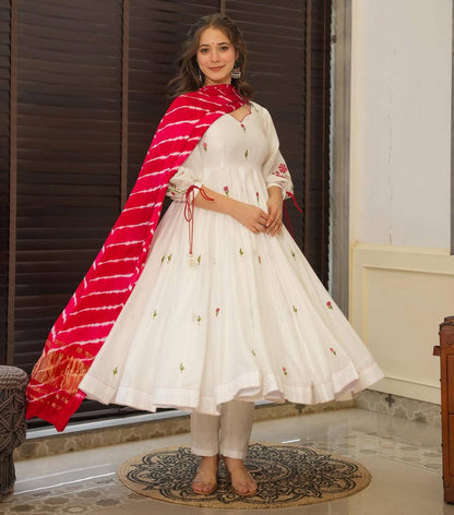 ✨ New Arrival – Designer Viscose Chanderi Silk Suit Set ✨