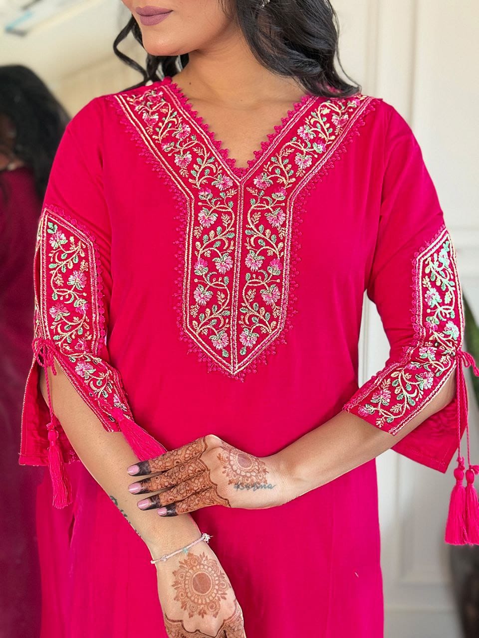 ✨ New Arrival – Pure BSY Viscose Chanderi Suit Set ✨