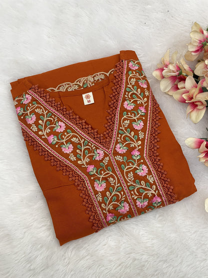 ✨ New Arrival – Pure BSY Viscose Chanderi Suit Set ✨