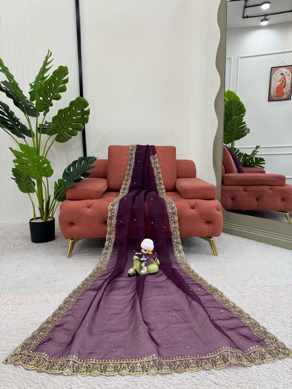Premium Organza Saree by Her Highness Fashion