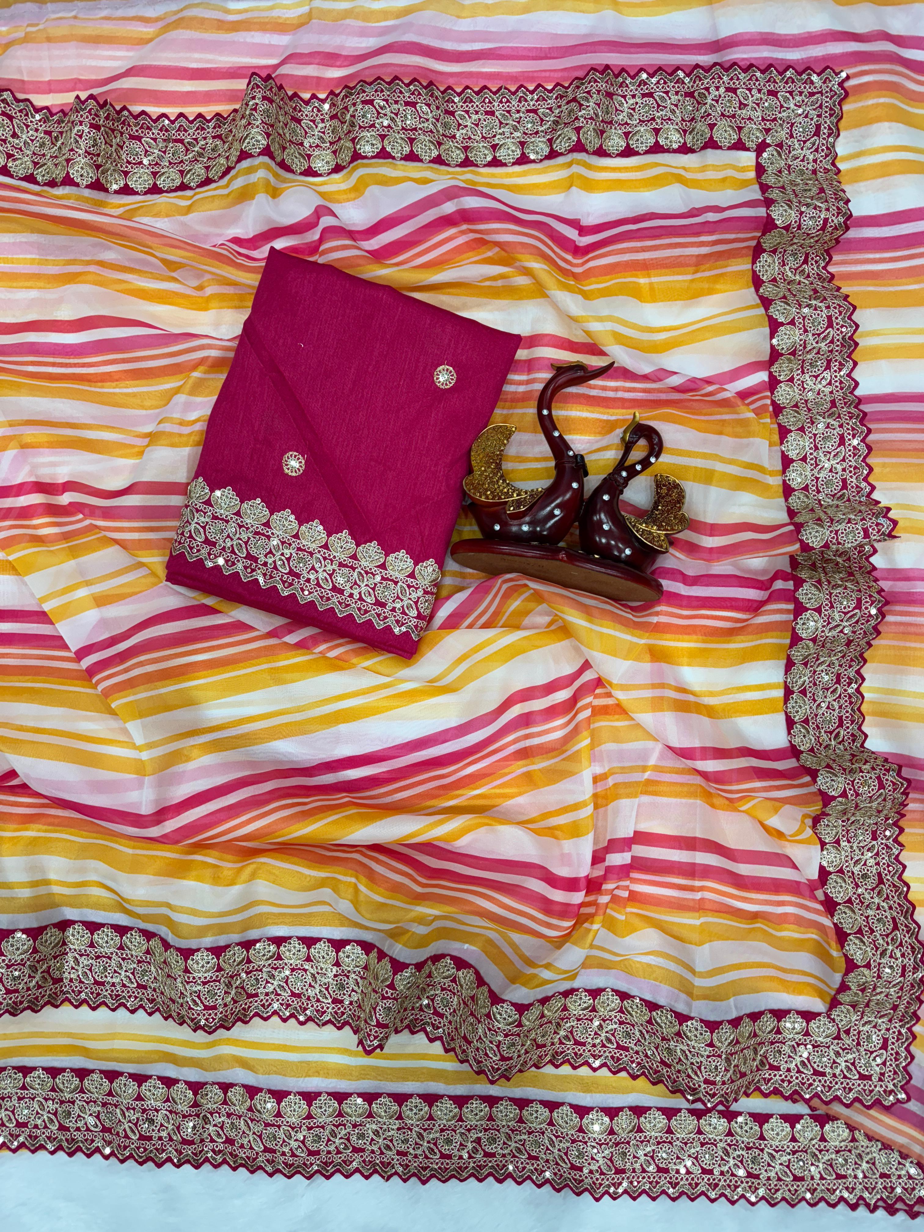 Designer Printed Saree by Her Highness Fashion