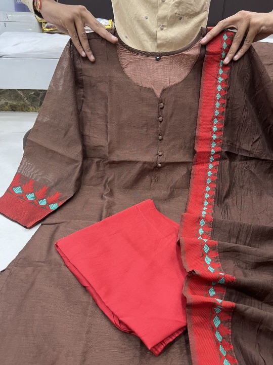 Elegant Festive Cotton Suit for Women by Her Highness Fashion