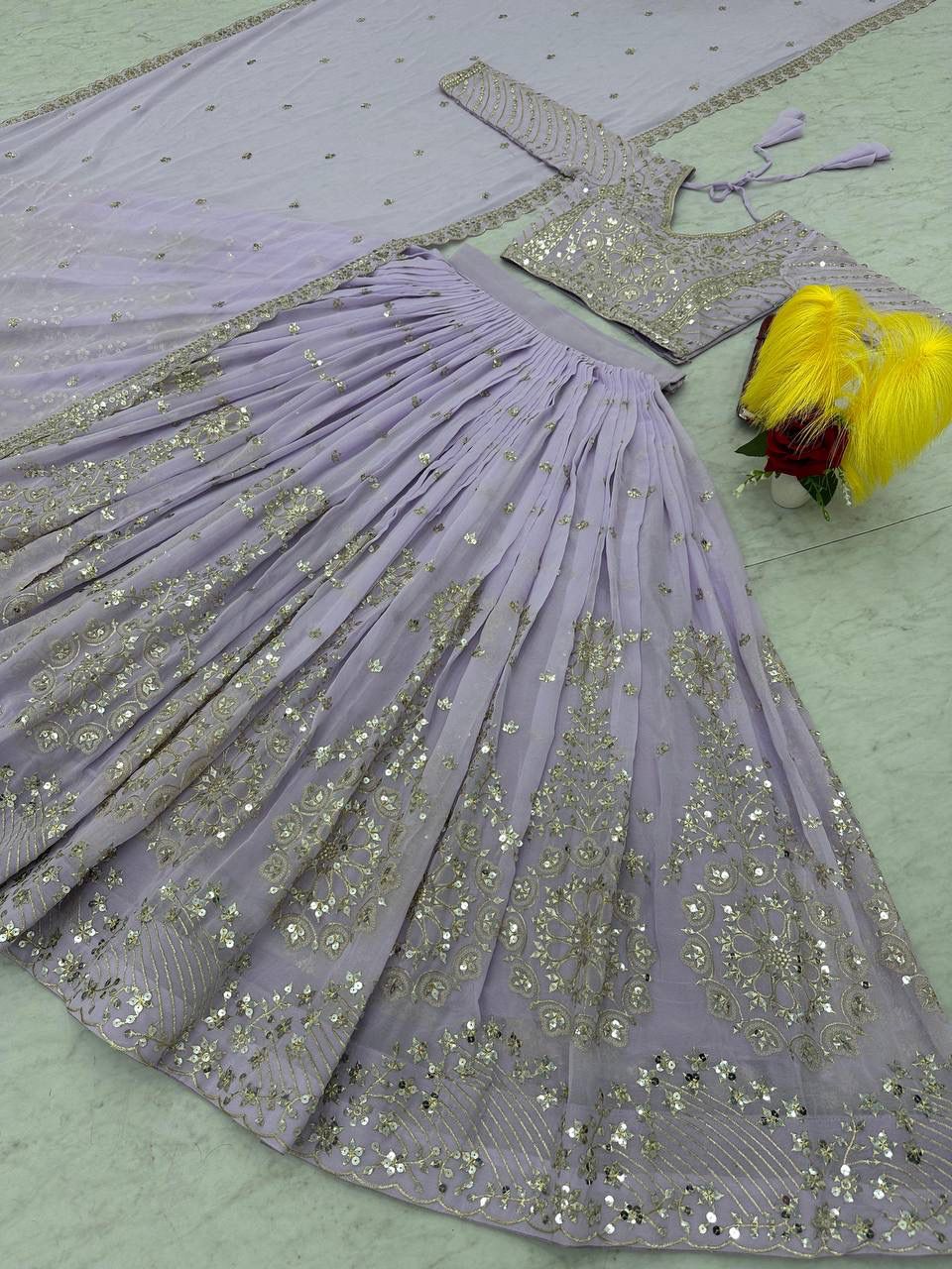 Festive Wear Lehenga Set by Her Highness Fashion