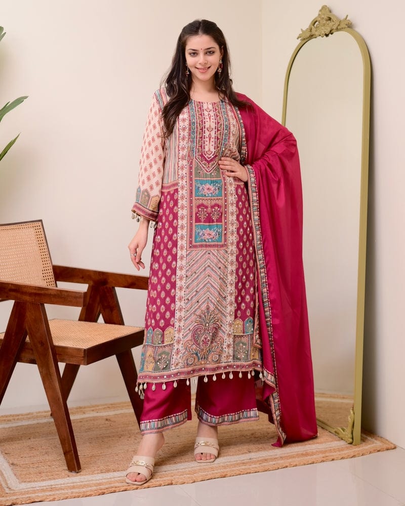 Elegant Ready-Made Chinon Outfit – Her Highness Fashion