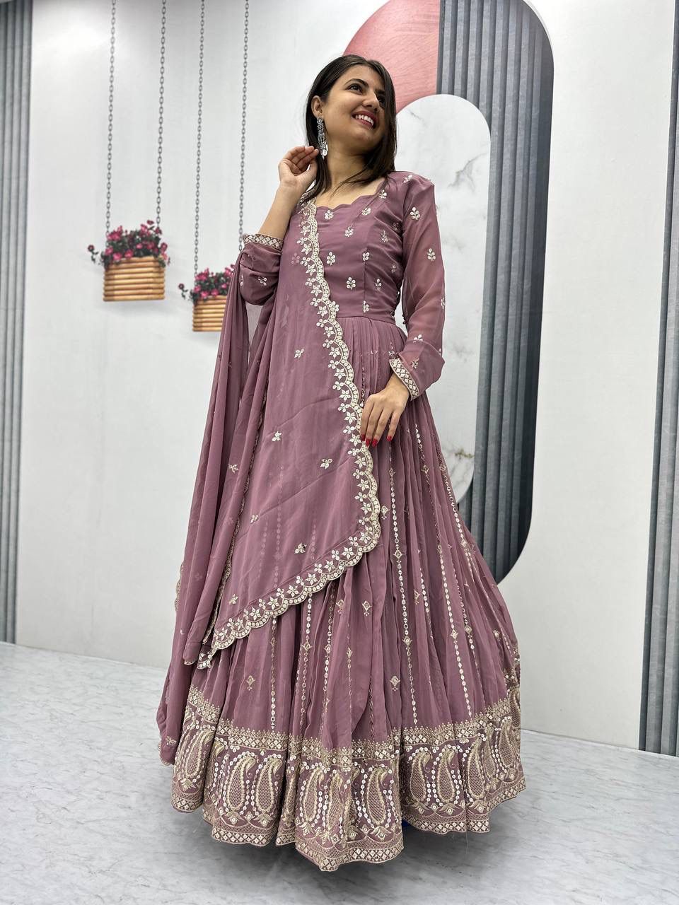 Elegant Party Wear Gown for Women