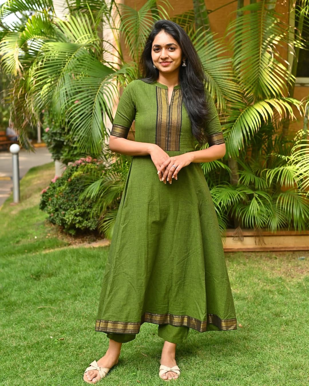 Elegant Traditional Chanderi Suit Set for Festive Wear