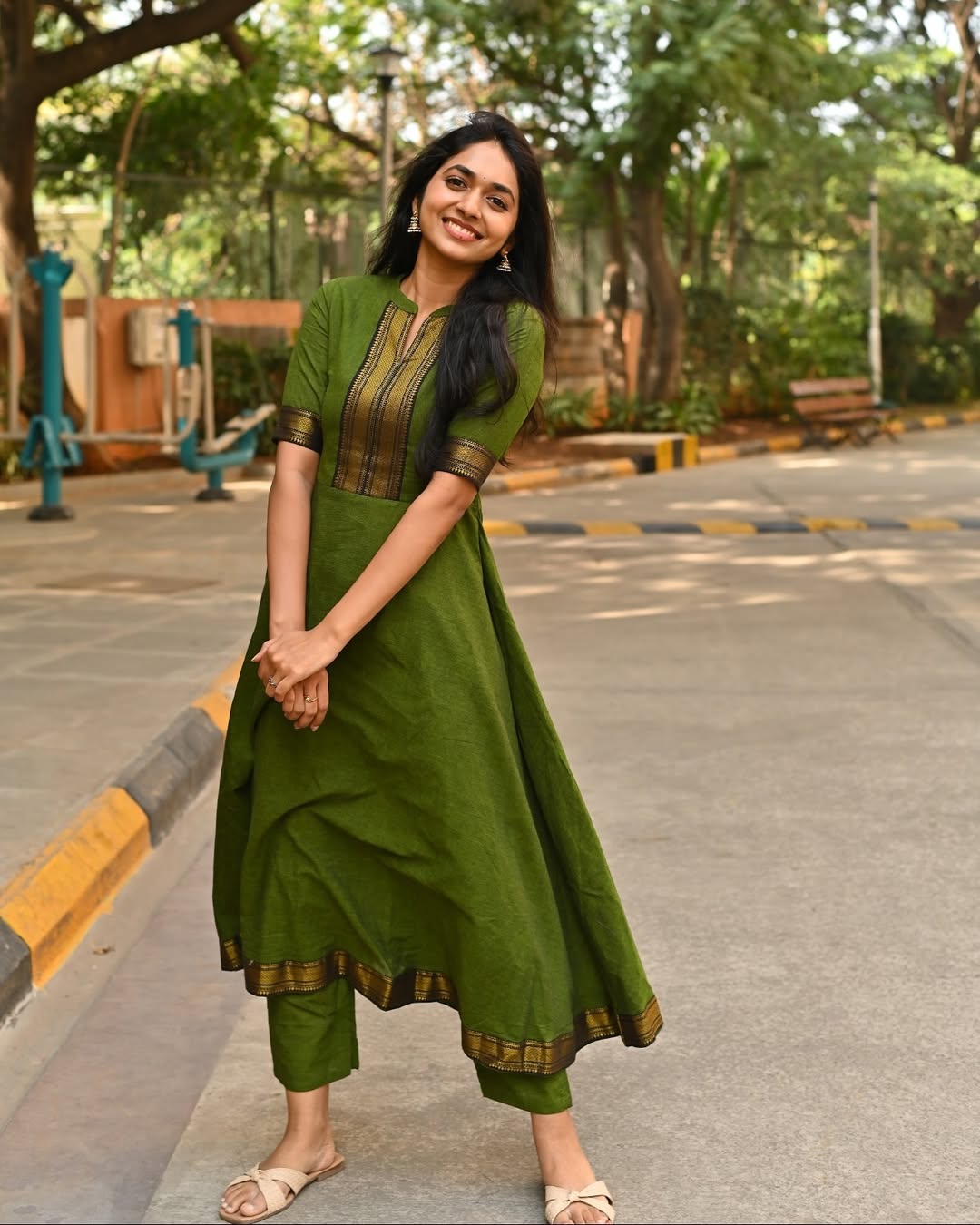 Elegant Traditional Chanderi Suit Set for Festive Wear