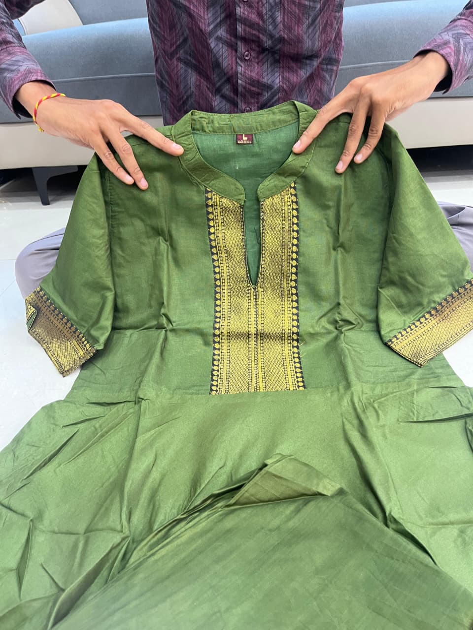 Elegant Traditional Chanderi Suit Set for Festive Wear