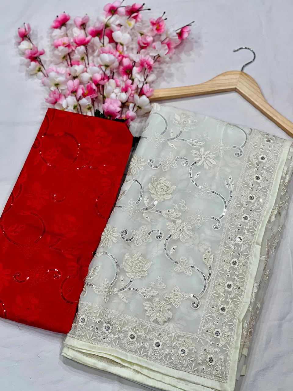 Designer Festive Saree by Her Highness Fashion