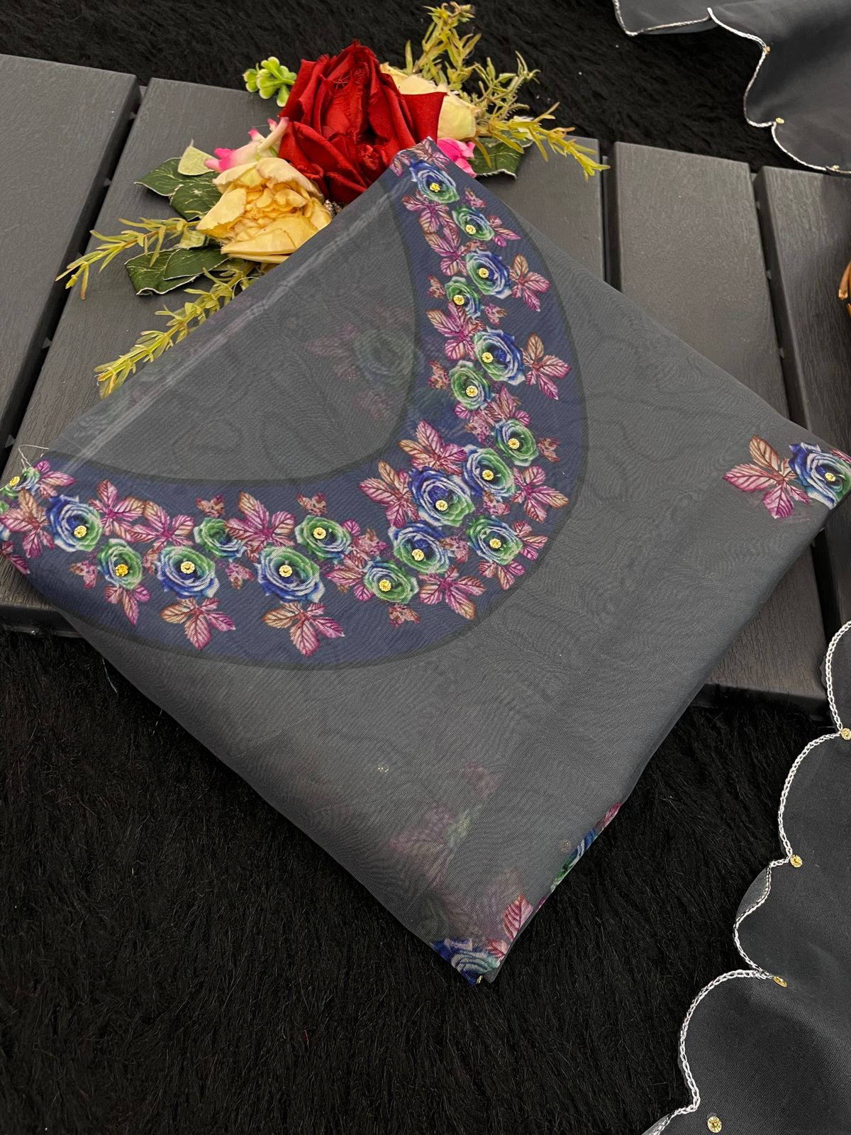 Luxury Organza Saree by Her Highness Fashion